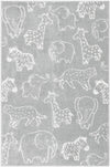 Playful Patterns Collection Area Rug -  Spectrum Rectangle Gray  lifestyle 2