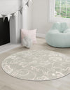 Playful Patterns Collection Area Rug -  Spectrum Round Gray  lifestyle 35