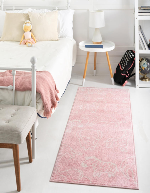 Playful Patterns Collection Area Rug -  Spectrum Runner Pink  lifestyle 37