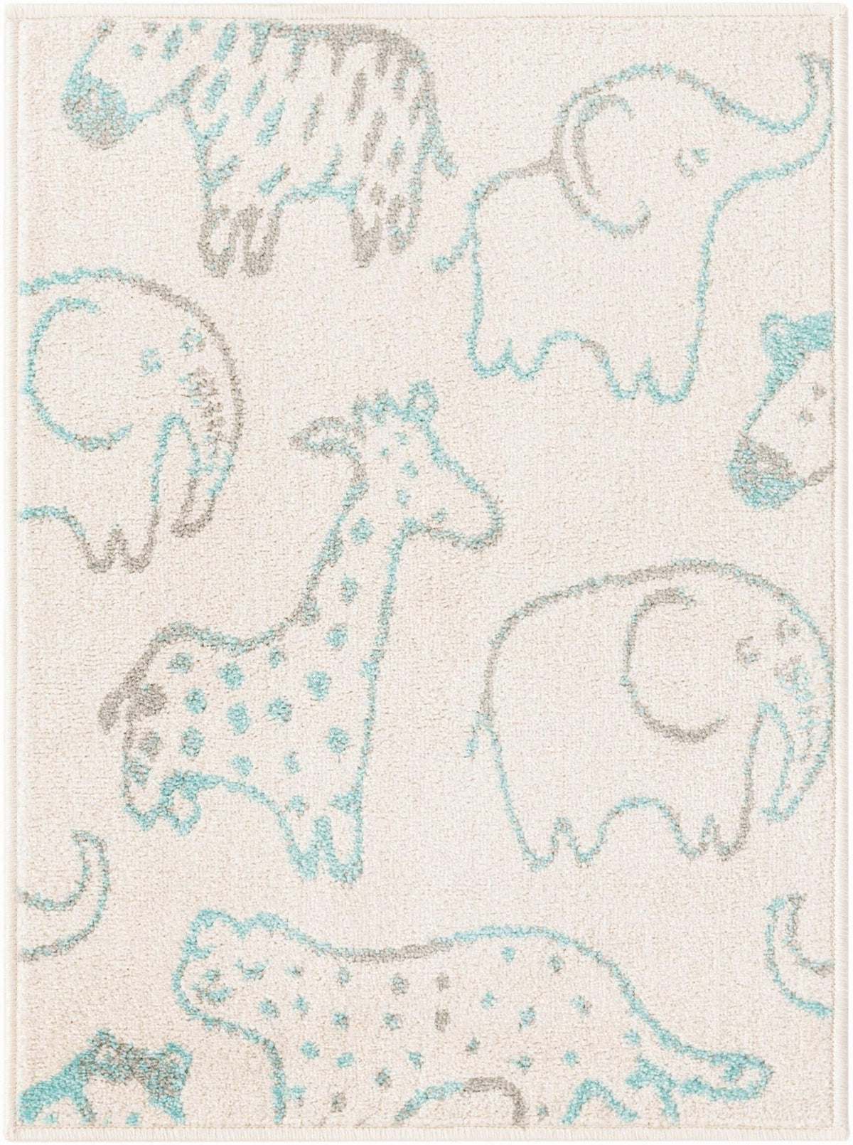 Wonder Tykes Collection Area Rug -  Spectrum Rectangle Ivory  lifestyle 3