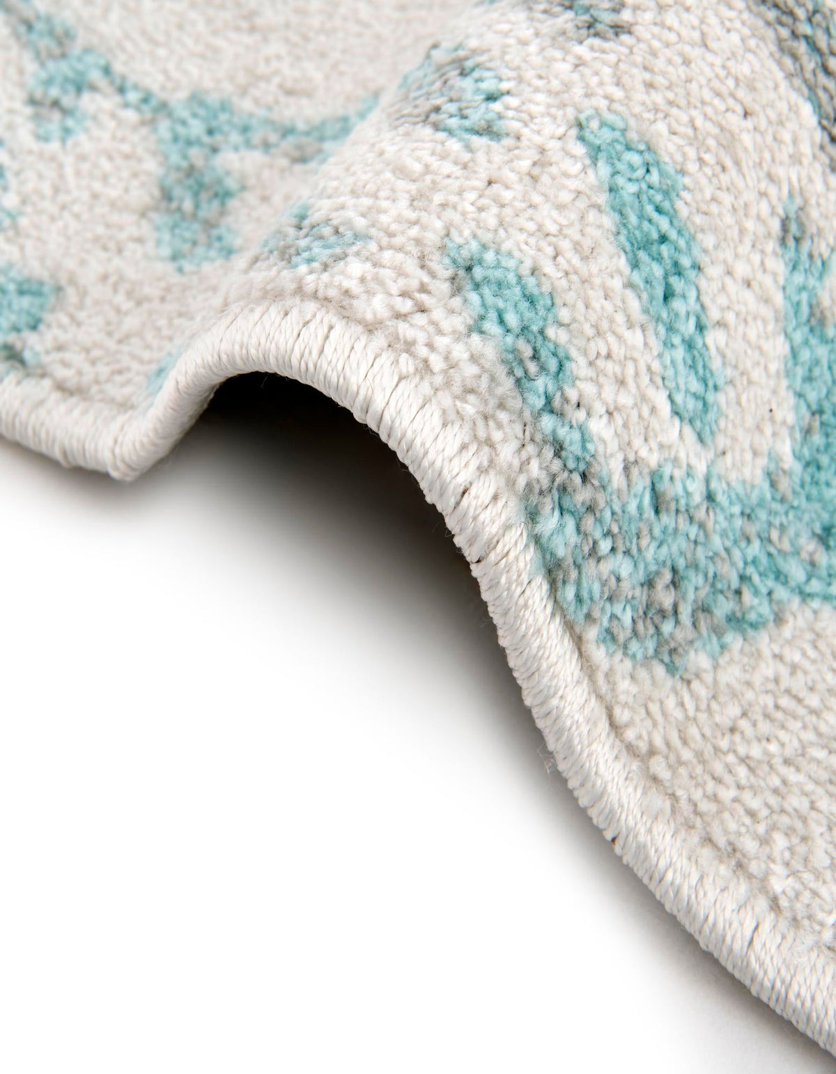 Playful Patterns Collection Area Rug -  Spectrum Round Ivory  lifestyle 57