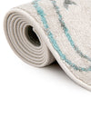 Playful Patterns Collection Area Rug -  Spectrum Round Ivory  lifestyle 63