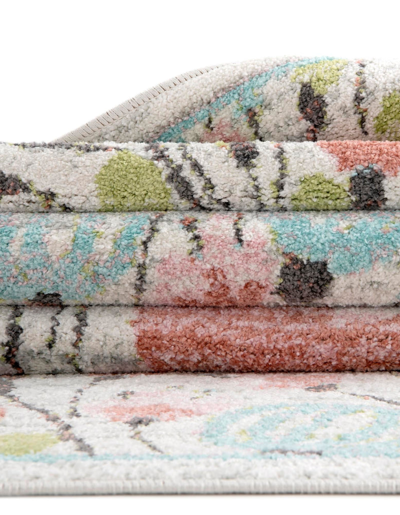 Playful Patterns Collection Area Rug -  Fantasy Rectangle Ivory  lifestyle 13