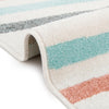 Playful Patterns Collection Area Rug -  Illusion Rectangle Ivory  lifestyle 9