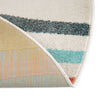 Playful Patterns Collection Area Rug -  Illusion Round Ivory  lifestyle 33
