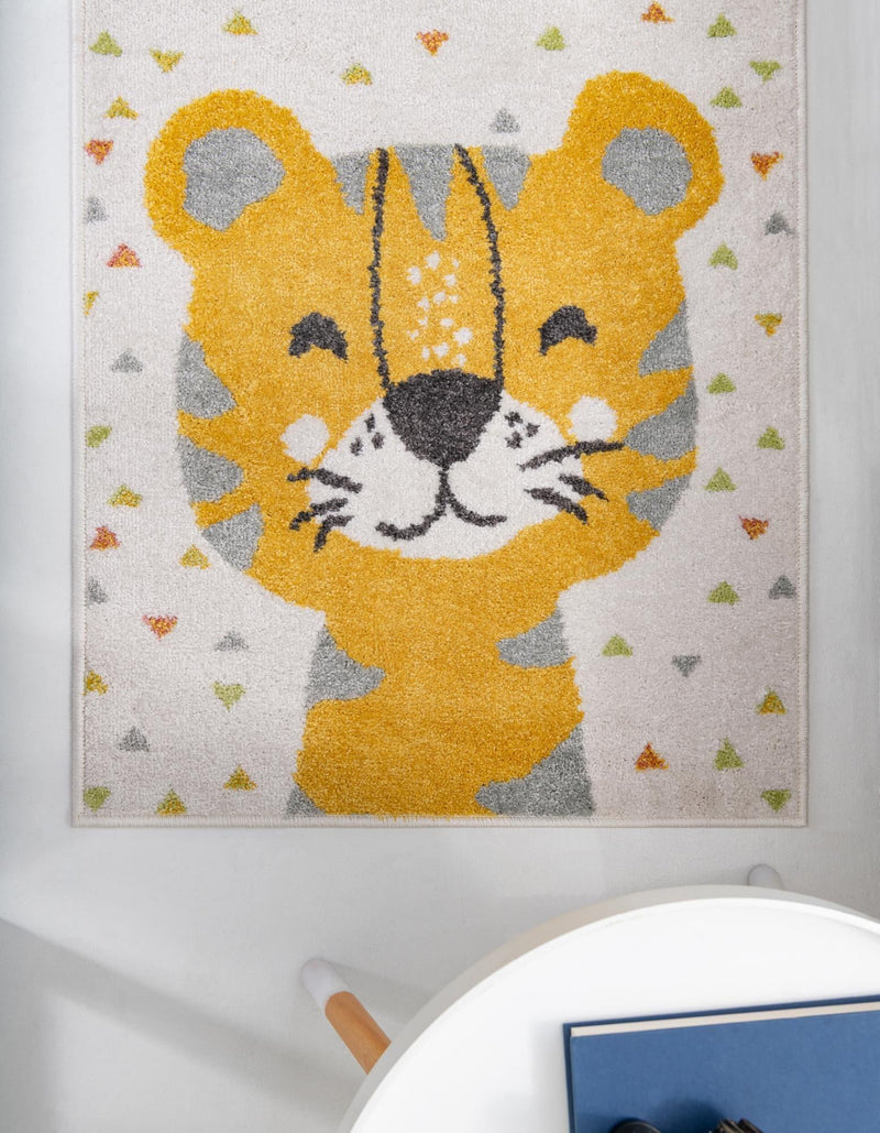 Wonder Tykes Collection Area Rug -  Rainbow Runner Ivory  lifestyle 23