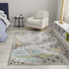 Playful Patterns Collection Area Rug -  Enigma Rectangle Gray  lifestyle 14