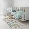 Playful Patterns Collection Area Rug -  Enigma Runner Gray  lifestyle 78