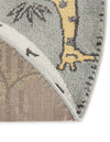 Playful Patterns Collection Area Rug -  Enigma Round Gray  lifestyle 51