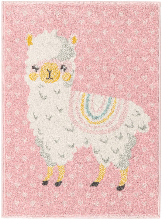 Playful Patterns Collection Area Rug -  Marvel Rectangle Pink Main