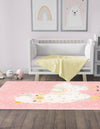 Playful Patterns Collection Area Rug -  Marvel Rectangle Pink  lifestyle 5