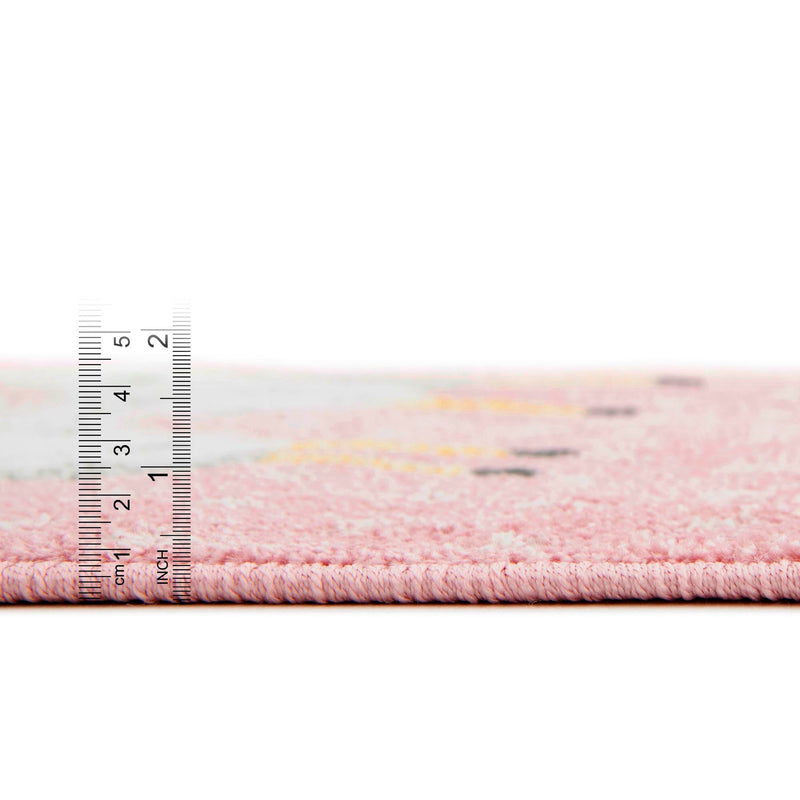 Playful Patterns Collection Area Rug -  Marvel Rectangle Pink  lifestyle 7