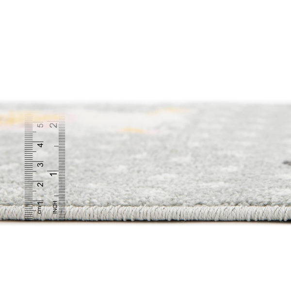 Playful Patterns Collection Area Rug -  Marvel Rectangle Gray  lifestyle 8