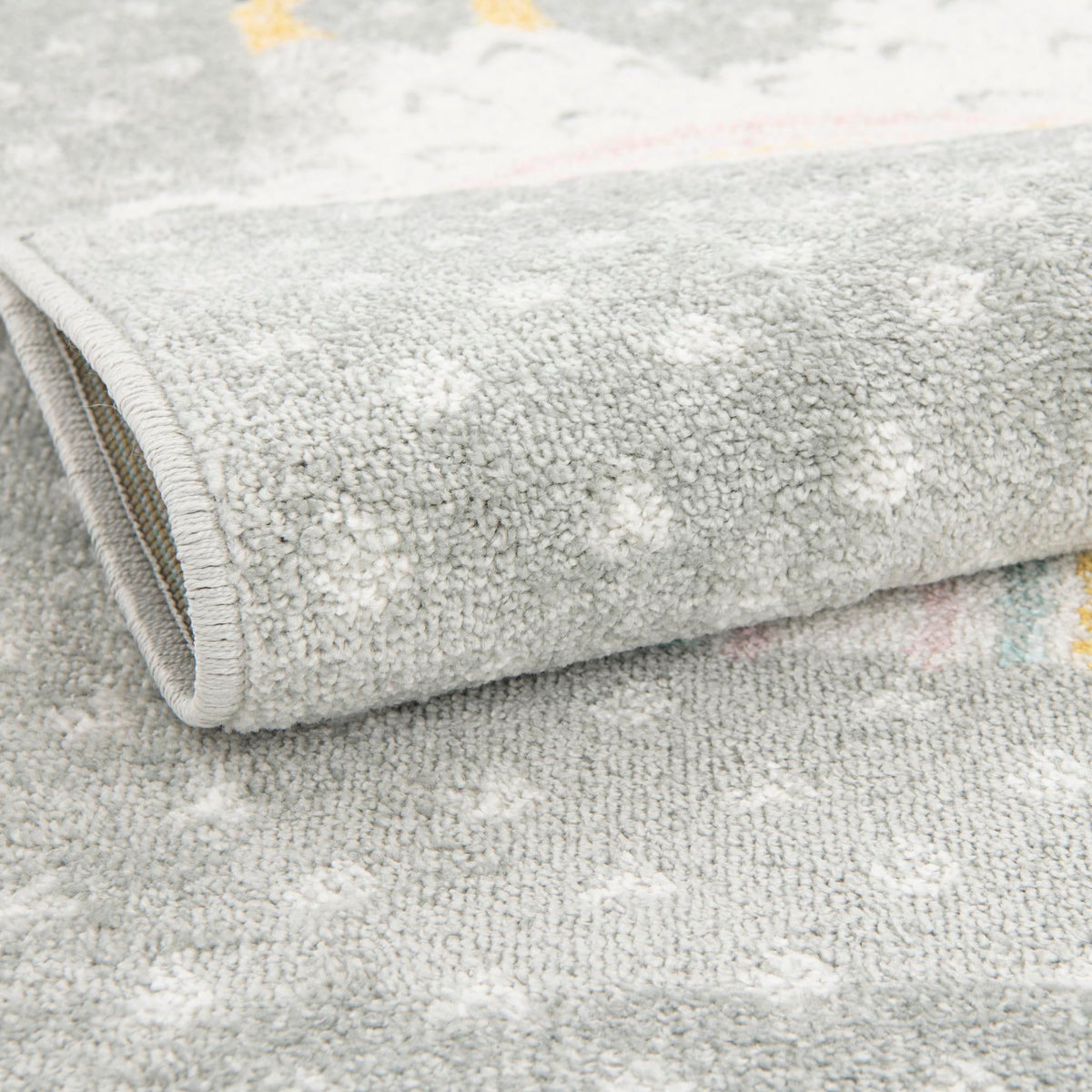 Playful Patterns Collection Area Rug -  Marvel Rectangle Gray  lifestyle 10