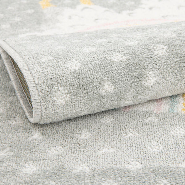 Playful Patterns Collection Area Rug -  Marvel Rectangle Gray  lifestyle 10