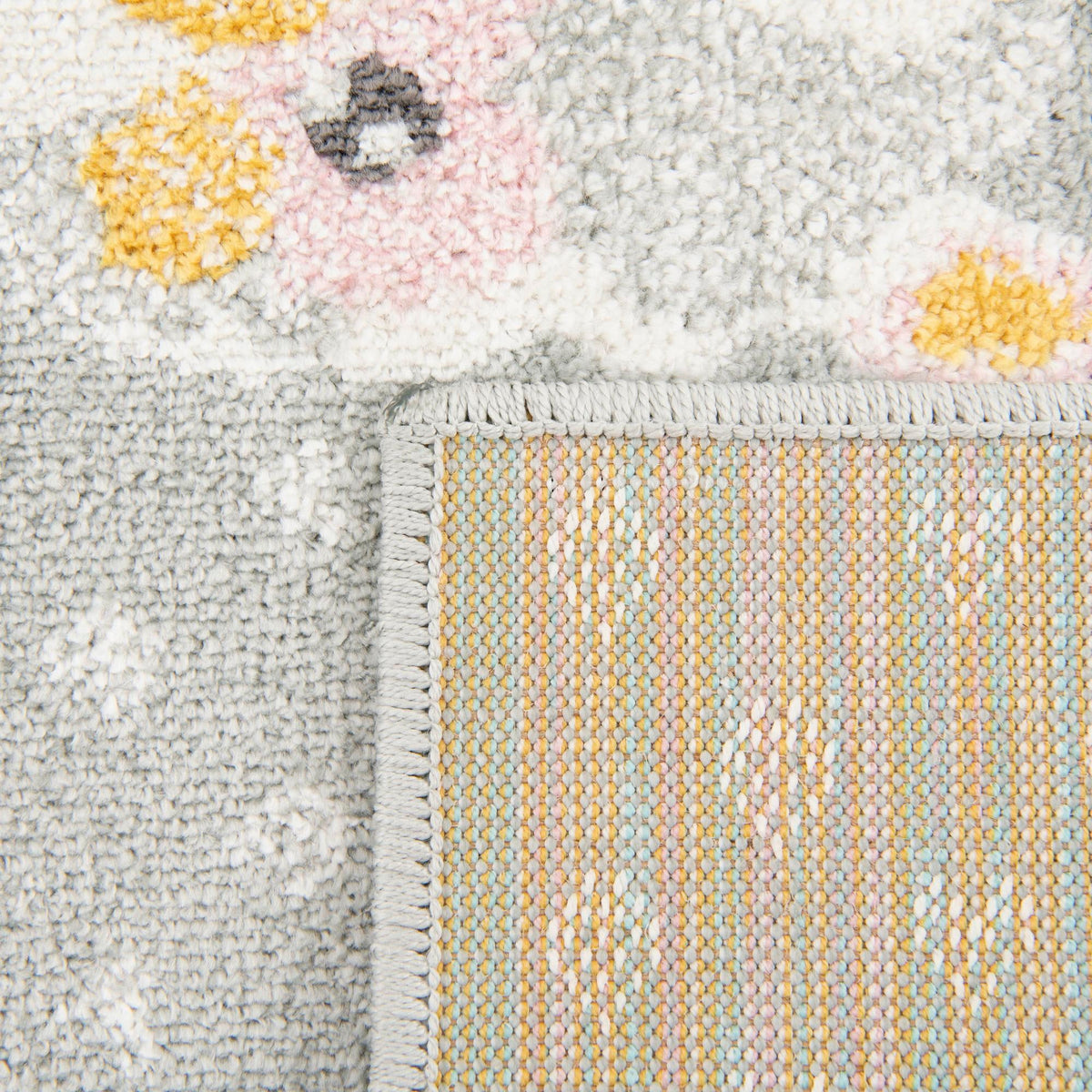 Playful Patterns Collection Area Rug -  Marvel Rectangle Gray  lifestyle 16