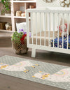 Playful Patterns Collection Area Rug -  Marvel Runner Gray  lifestyle 35