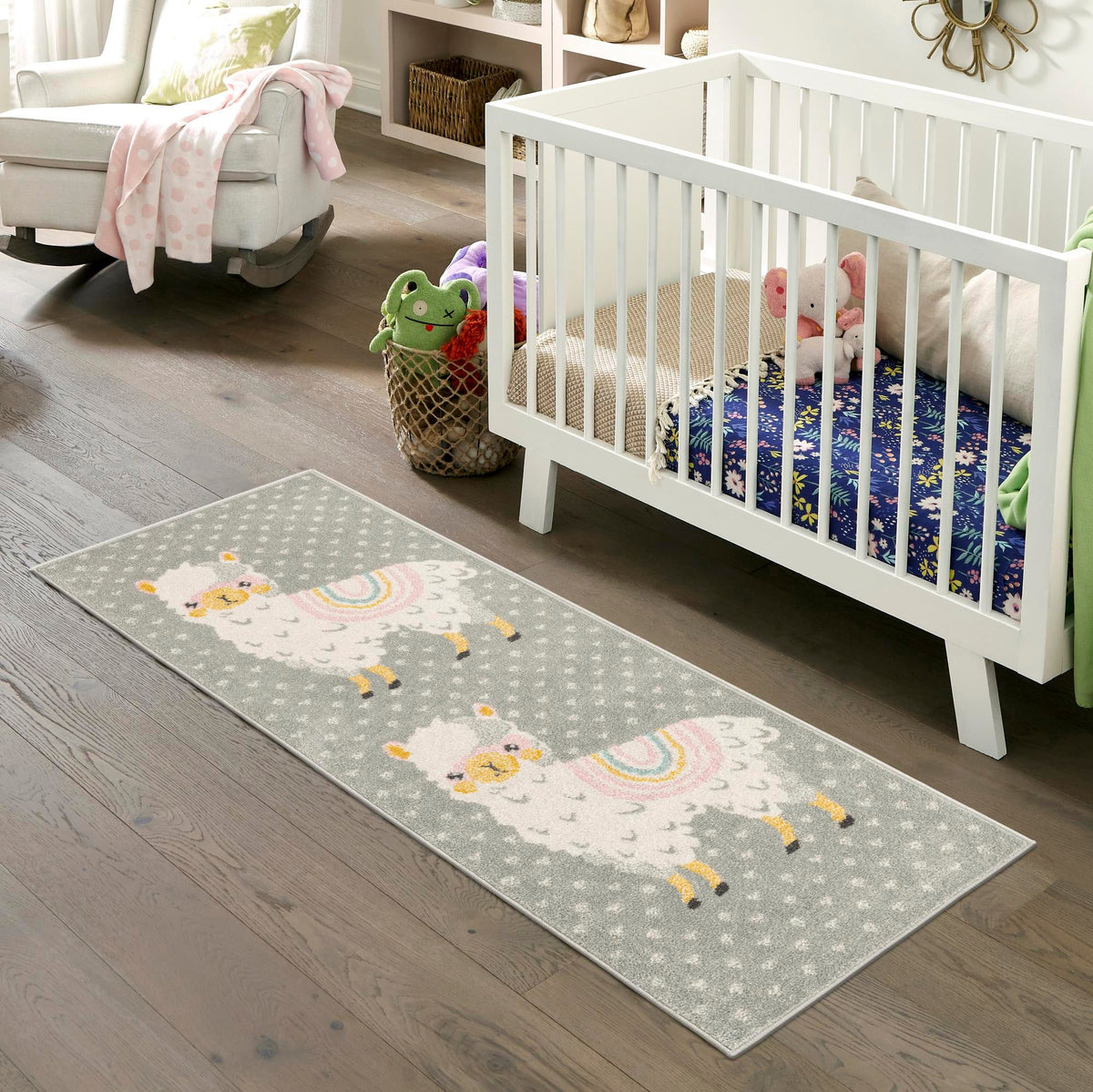 Playful Patterns Collection Area Rug -  Marvel Runner Gray  lifestyle 57