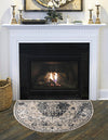 Coastal Manor Collection Area Rug -  Dunes Hearth Dark Blue  lifestyle 34