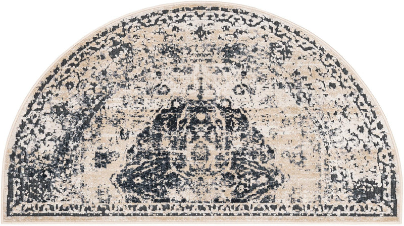 Coastal Manor Collection Area Rug -  Dunes Hearth Dark Blue  lifestyle 28