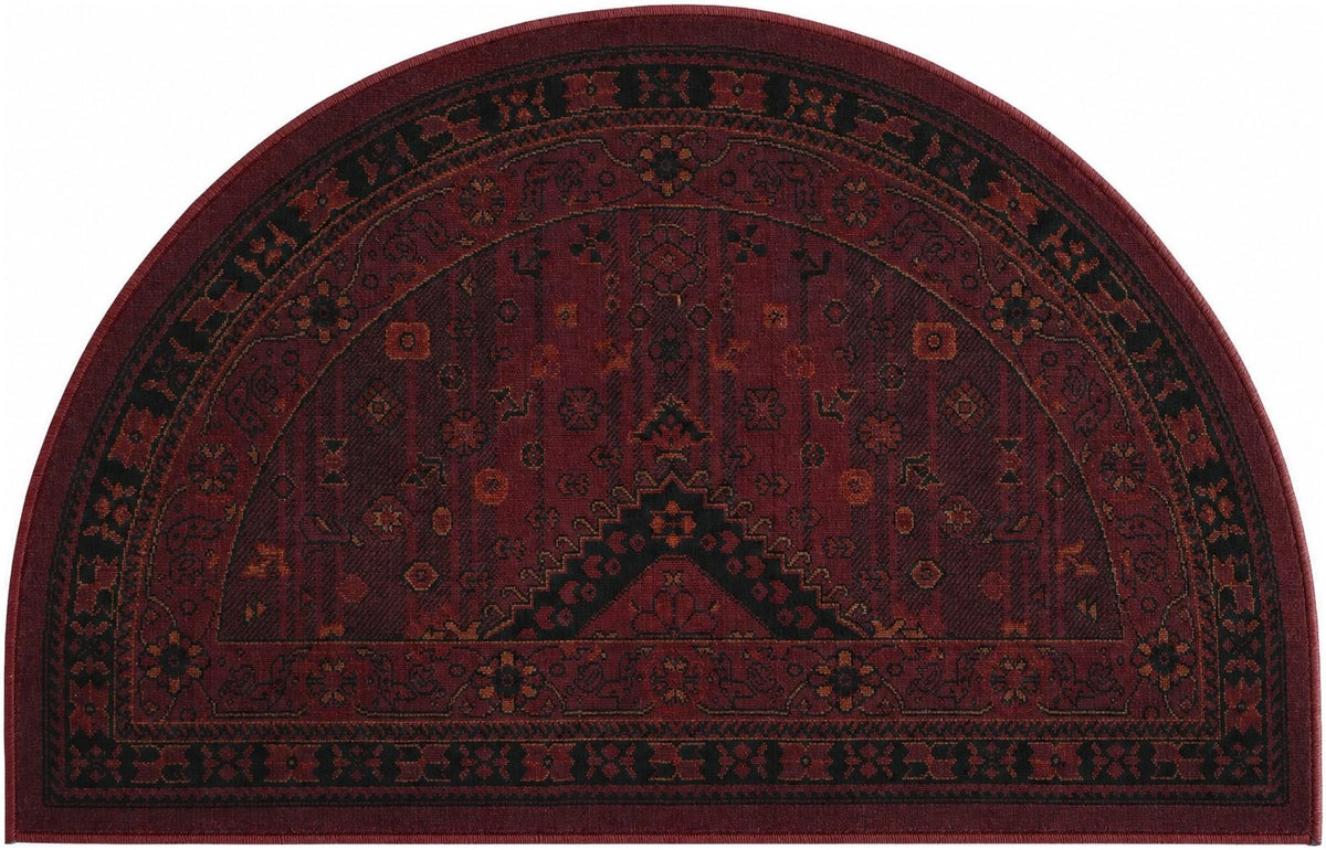 Samarkand Elegance Collection Area Rug -  Zarafshan Hearth Red  lifestyle 44