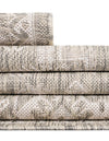 Tribal Terrace Treasures Collection Area Rug -  Incan Isle (Light Gray) Hearth Light Gray  lifestyle 20