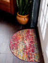 Lattice Garden Collection Area Rug - Arborville (Multi) Hearth Multi  lifestyle 70