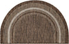 Patio Perimeter Collection Area Rug - Veranda (Brown) Hearth Brown Main