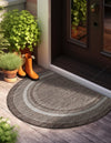 Patio Perimeter Collection Area Rug - Veranda (Brown) Hearth Brown  lifestyle 7