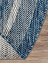 Terrace Fringe Collection Area Rug - Veranda (Blue) Hearth Blue  lifestyle 41