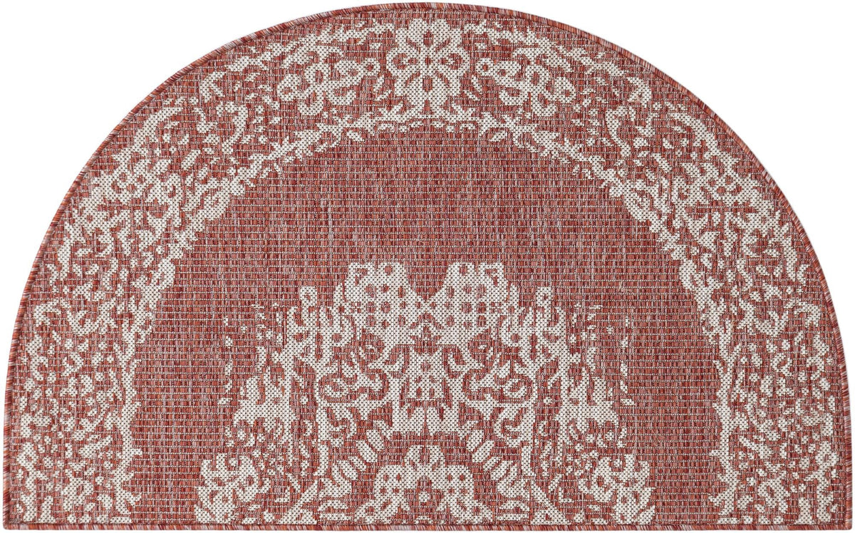 Patio Heritage Collection Area Rug - Savannah (Rust Red) Hearth Rust Red  lifestyle 16