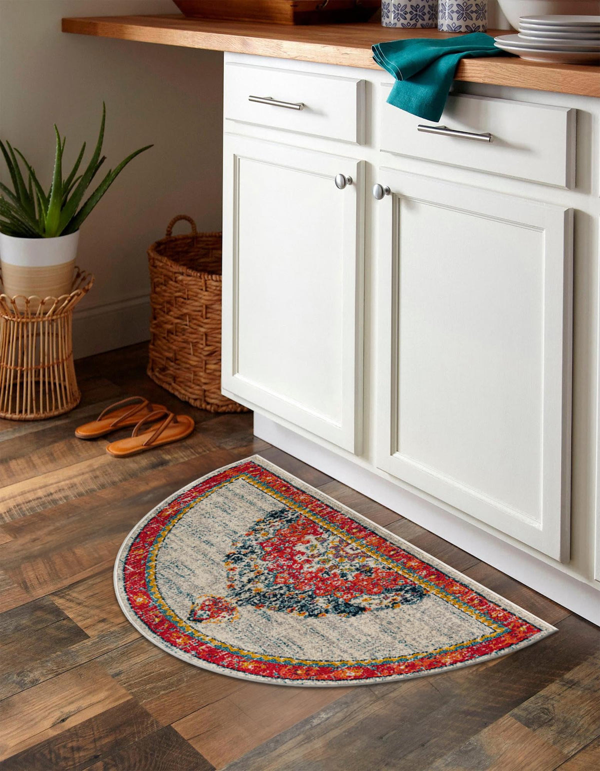 Brighton Terrace Collection Area Rug - Hove (Ivory) Hearth Ivory  lifestyle 31