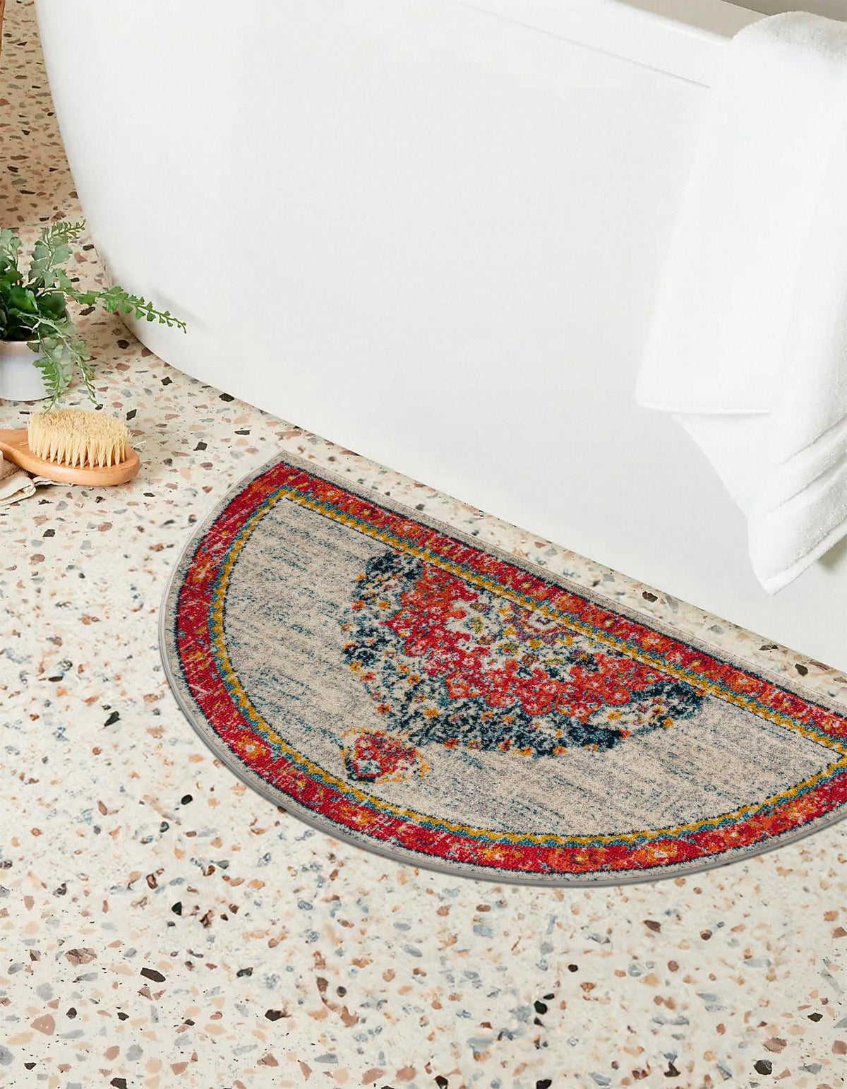 Brighton Terrace Collection Area Rug - Hove (Ivory) Hearth Ivory  lifestyle 48