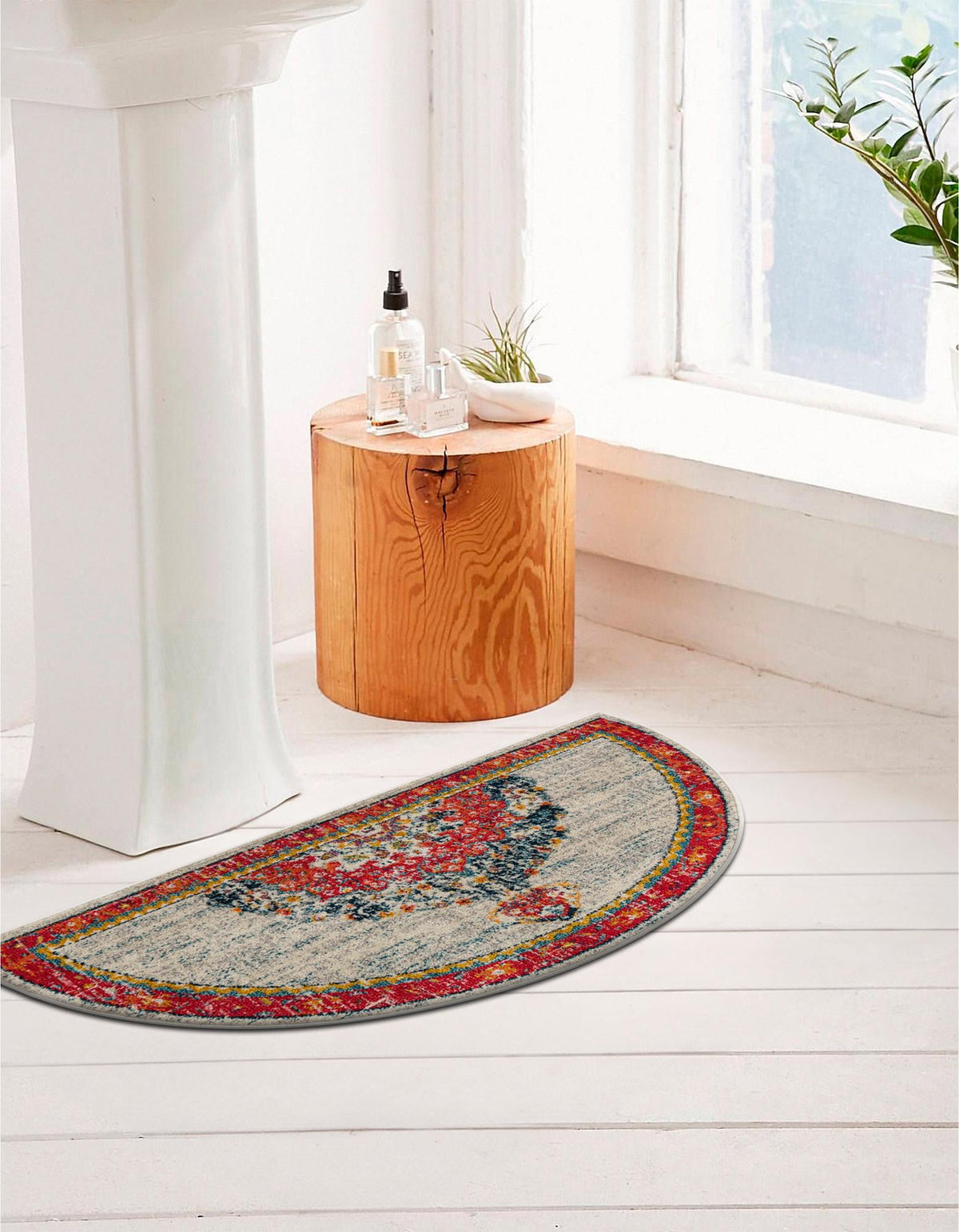 Brighton Terrace Collection Area Rug - Hove (Ivory) Hearth Ivory  lifestyle 65