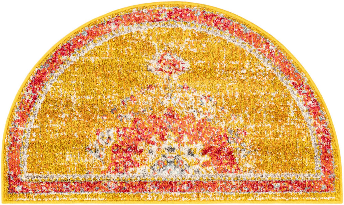 Brighton Terrace Collection Area Rug - Hove (Gold) Hearth Gold  lifestyle 22