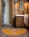 Brighton Terrace Collection Area Rug - Hove (Gold) Hearth Gold  lifestyle 37