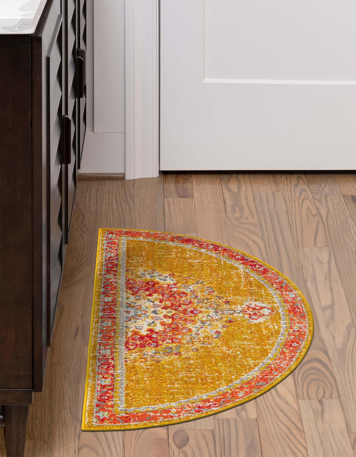 Brighton Terrace Collection Area Rug - Hove (Gold) Hearth Gold  lifestyle 41