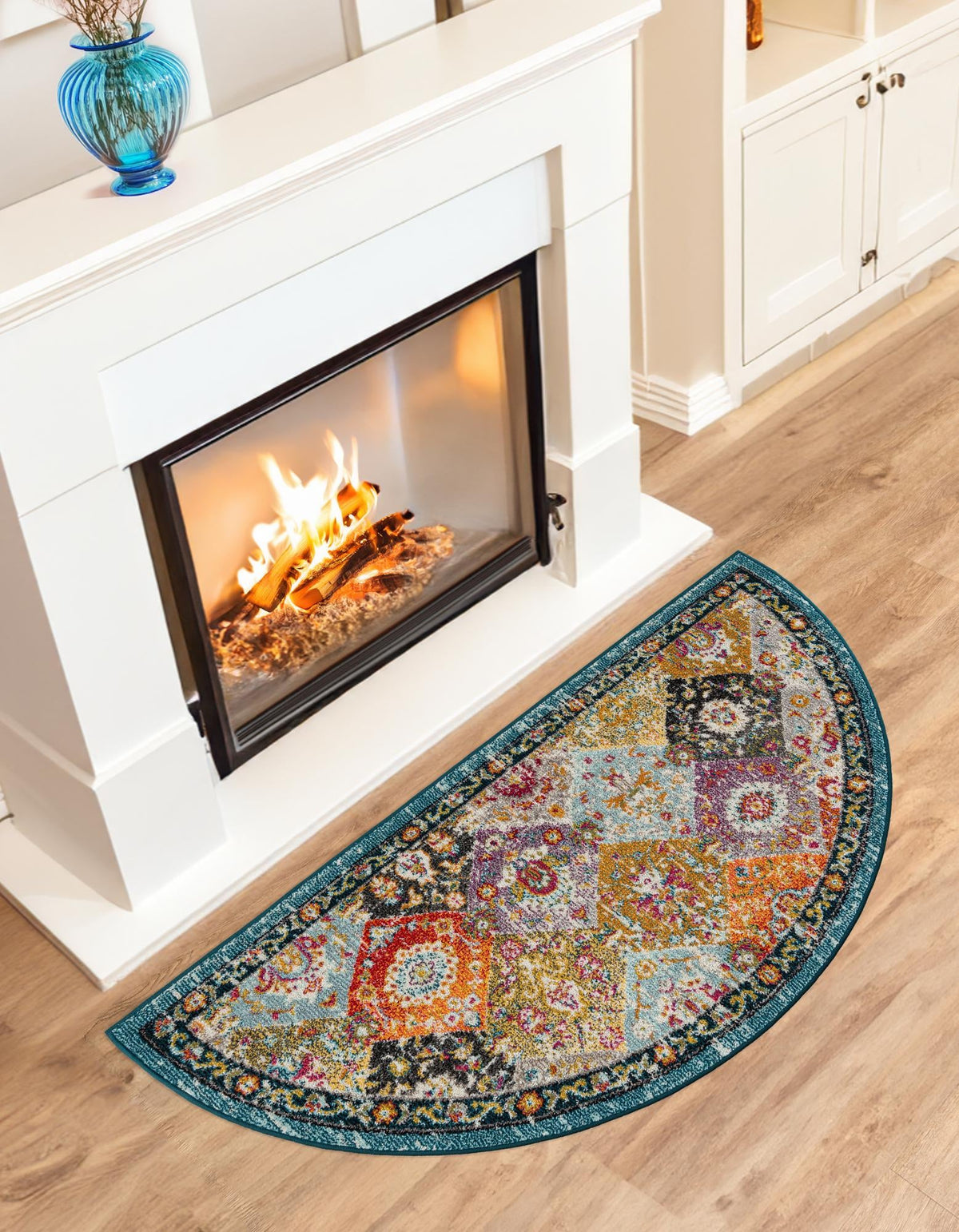 Brighton Terrace Collection Area Rug -  Rottingdean (Multi) Hearth Multi  lifestyle 29