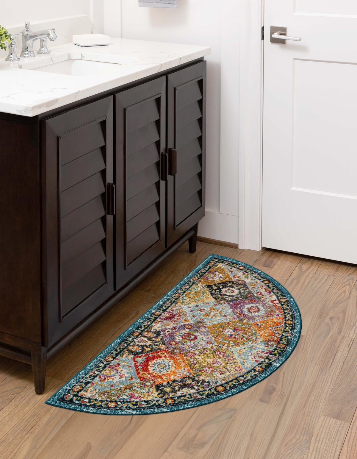 Brighton Terrace Collection Area Rug -  Rottingdean (Multi) Hearth Multi  lifestyle 71