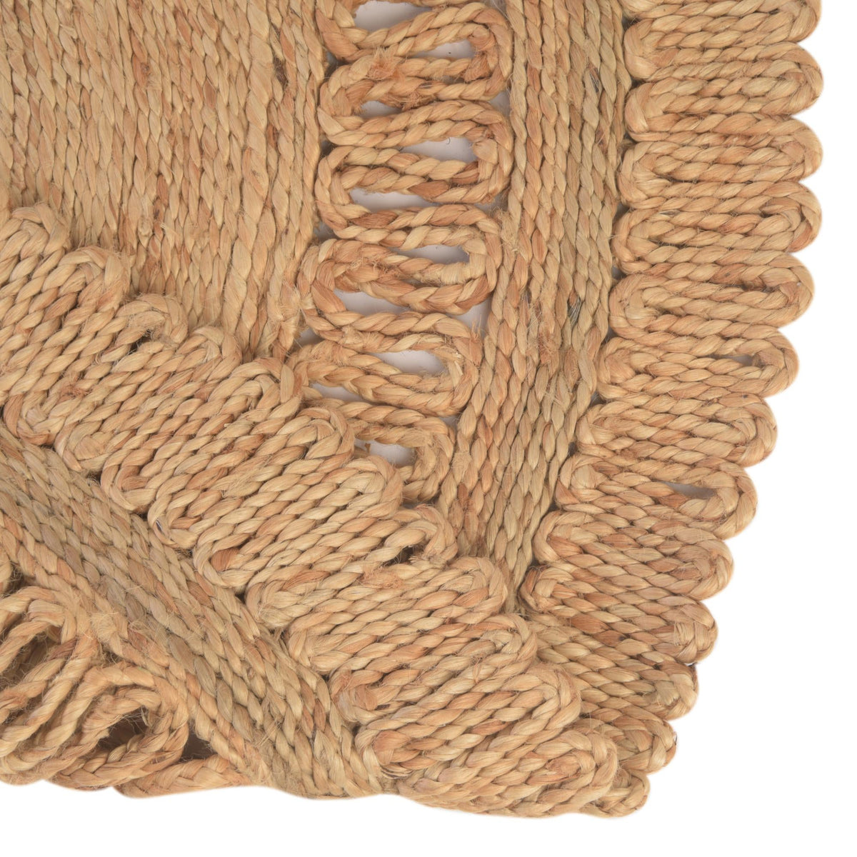 Woven Seaside Jute Collection Area Rug - Varadero Round Natural  lifestyle 10