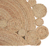Woven Seaside Jute Collection Area Rug - Sienna Round Natural  lifestyle 45