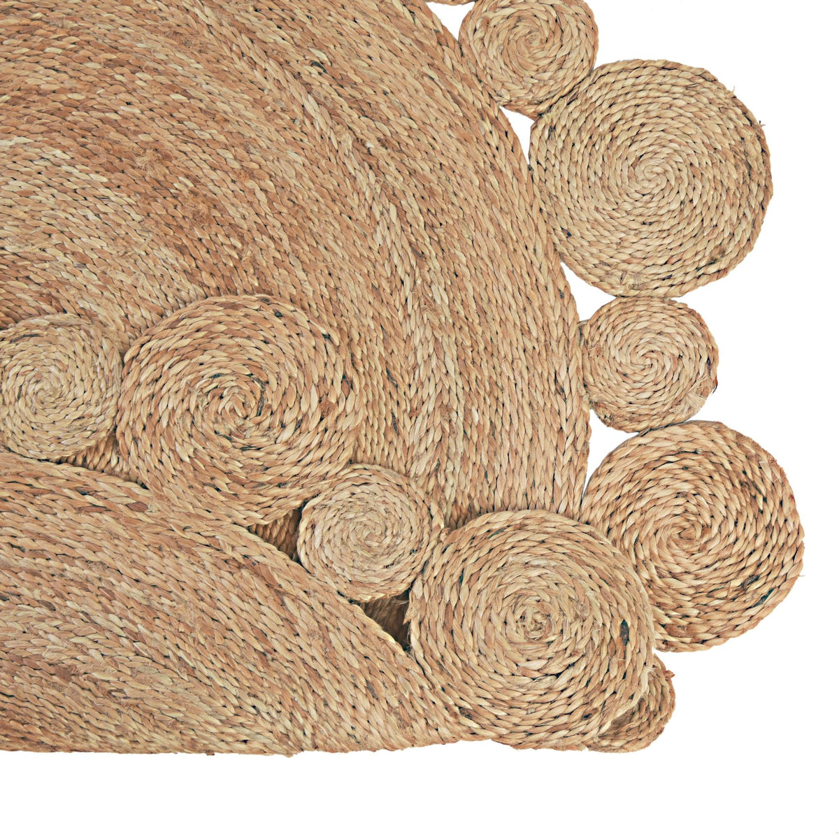 Woven Seaside Jute Collection Area Rug - Sienna Round Natural  lifestyle 45