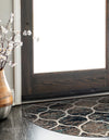 Lattice Garden Collection Area Rug -  Pergolatown (Blue Multi) Hearth Blue Multi  lifestyle 33