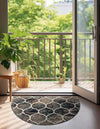 Lattice Garden Collection Area Rug -  Pergolatown (Blue Multi) Hearth Blue Multi  lifestyle 51