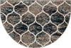 Lattice Garden Collection Area Rug -  Pergolatown (Blue Multi) Hearth Blue Multi Main