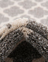 Lattice Gardens Collection Area Rug -  Bloomfield (Dark Gray) Hearth Dark Gray  lifestyle 80
