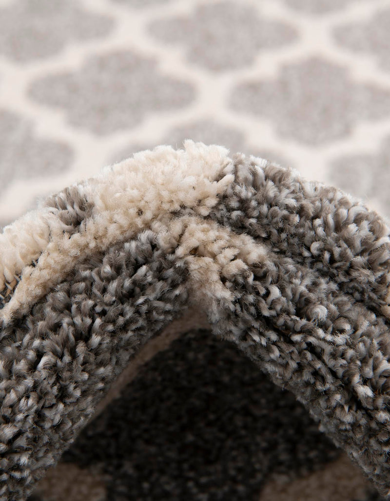 Lattice Gardens Collection Area Rug -  Bloomfield (Dark Gray) Hearth Dark Gray  lifestyle 80