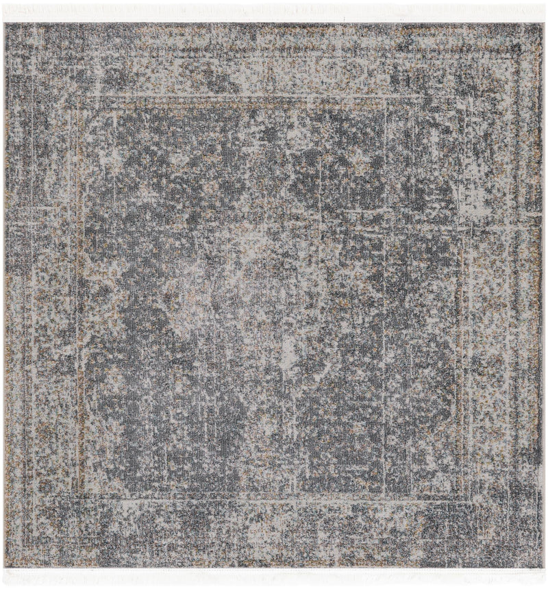 Caribbean Breeze Collection Area Rug -  Utila Square Fume Gray  lifestyle 22