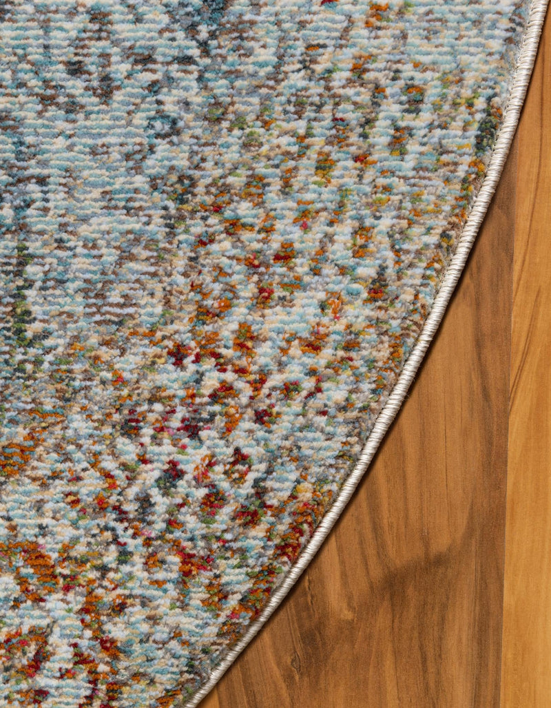 Caribbean Breeze Collection Area Rug -  Yucatan Oval Multi  lifestyle 31