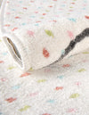 Playful Patterns Collection Area Rug -  Patchwork Round Gray  lifestyle 5
